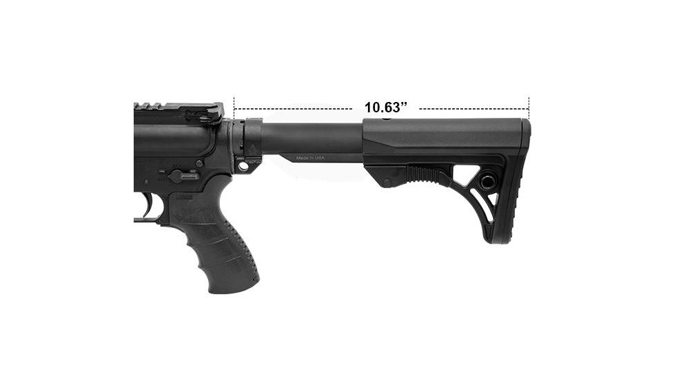 Leapers UTG PRO Model 4 Ops Ready S3 Commercial-spec Stock Kit,Black RBUS3BC