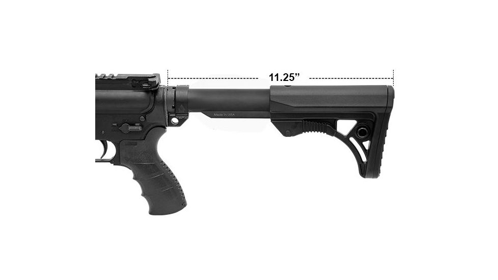 Leapers UTG PRO Model 4 Ops Ready S3 Commercial-spec Stock Kit,Black RBUS3BC