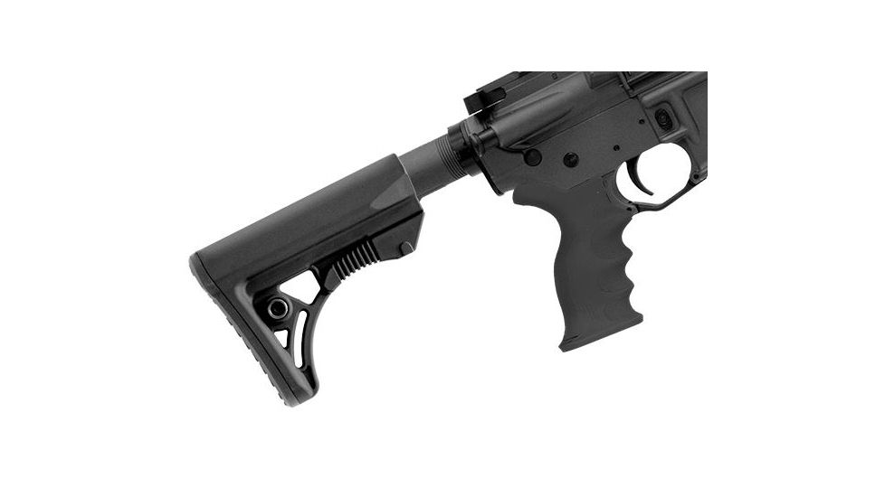 Leapers UTG PRO Model 4 Ops Ready S3 Commercial-spec Stock Only,Black RBUS3BCS