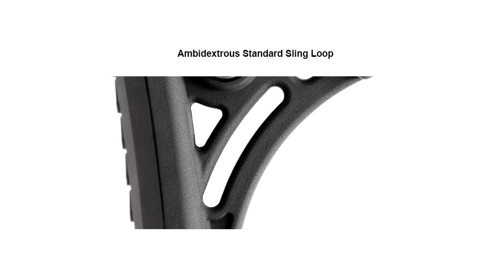 Leapers UTG PRO Model 4 Ops Ready S3 Commercial-spec Stock Only,Black RBUS3BCS
