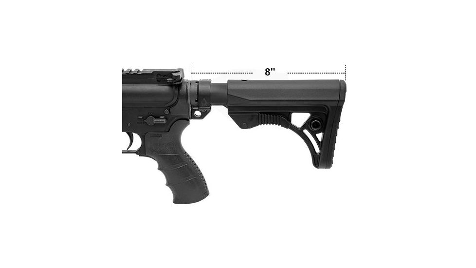 Leapers UTG PRO Model 4 OPS Ready S3 Mil-spec Stock Kit,Black RBUS3BM