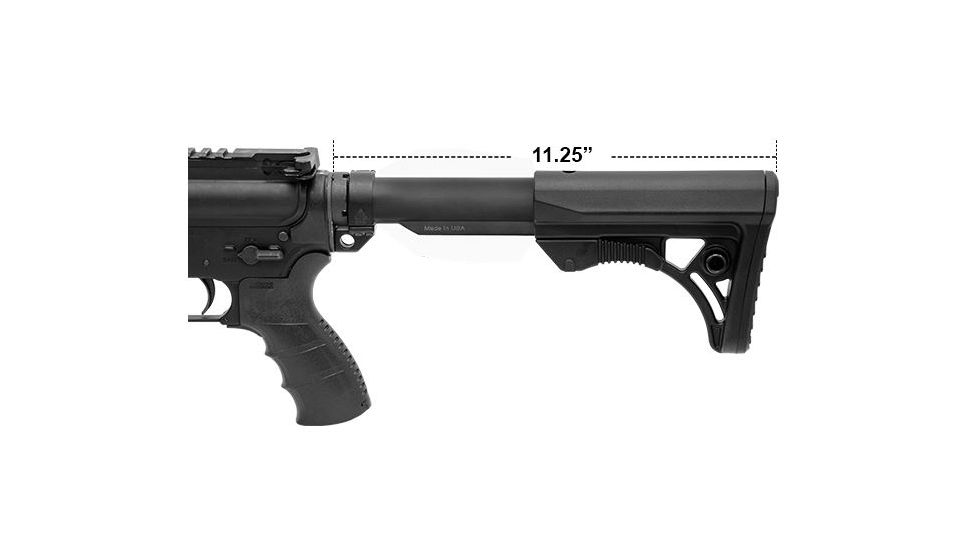 Leapers UTG PRO Model 4 OPS Ready S3 Mil-spec Stock Kit,Black RBUS3BM