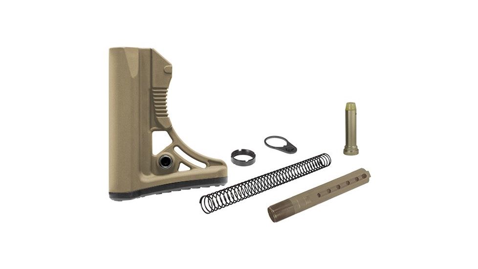 Leapers UTG PRO Model 4 Ops Ready S3 Mil-spec Stock Kit,Flat Dark Earth RBUS3DM
