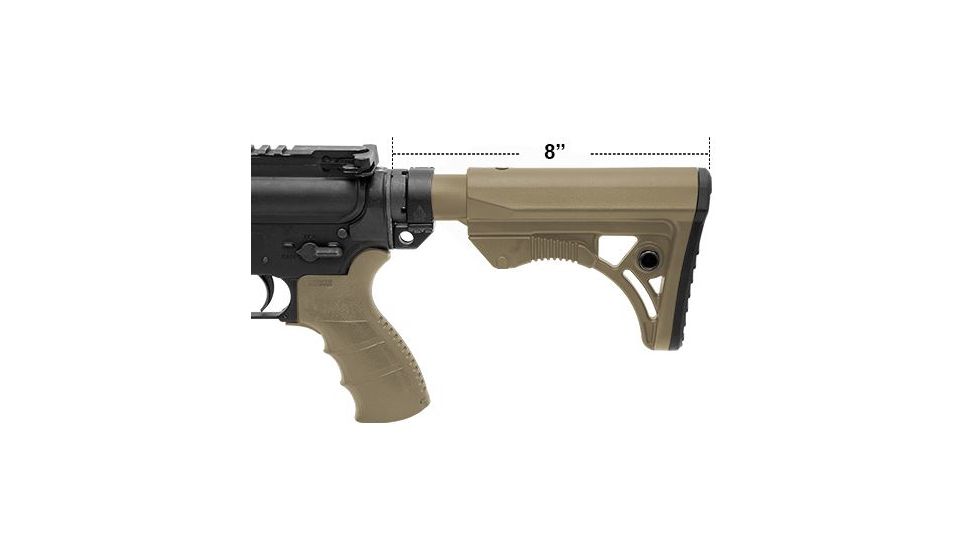 Leapers UTG PRO Model 4 Ops Ready S3 Mil-spec Stock Kit,Flat Dark Earth RBUS3DM