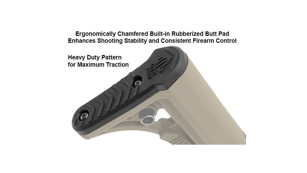 Leapers UTG PRO Model 4 Ops Ready S3 Mil-spec Stock Kit,Flat Dark Earth RBUS3DM