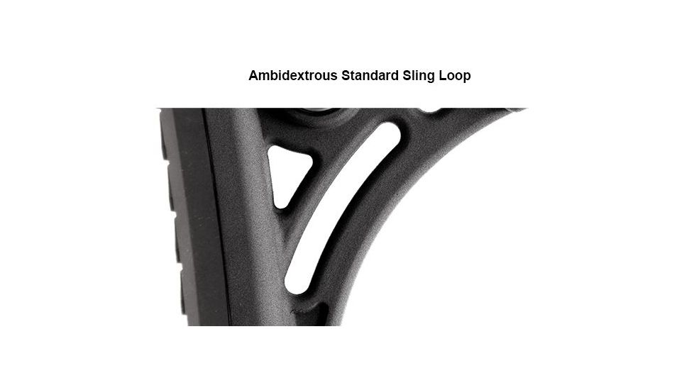 Leapers UTG PRO Model 4 OPS Ready S3 Mil-spec Stock Only,Black RBUS3BMS