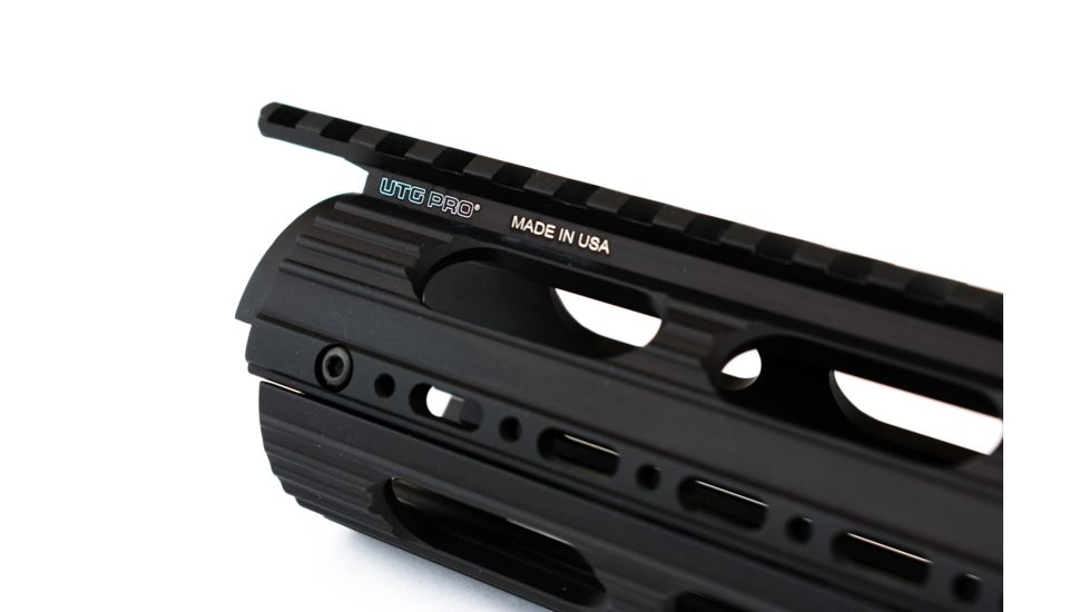 EDEMO UTG Pro AR15 15in Carbine Length SuperSlim Drop-in Handguard, Black, MTU015SS, EDEMO4
