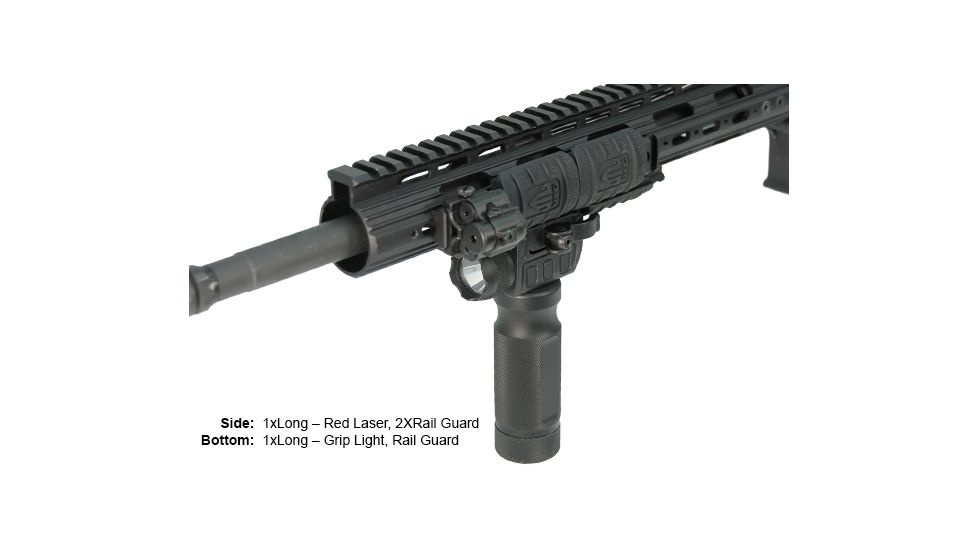 Leapers UTG PRO Rail for Super Slim Free Float Handguard, 15 Slots, MTURS02L