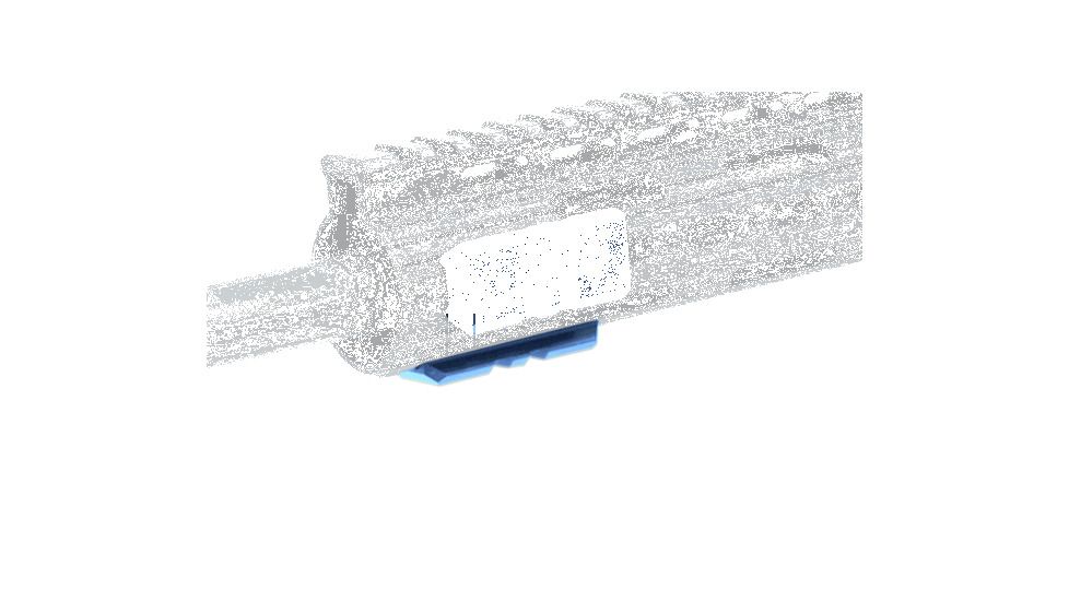 Leapers UTG PRO Rail for Super Slim Free Float Handguard, 2 Slots, MTURS01S