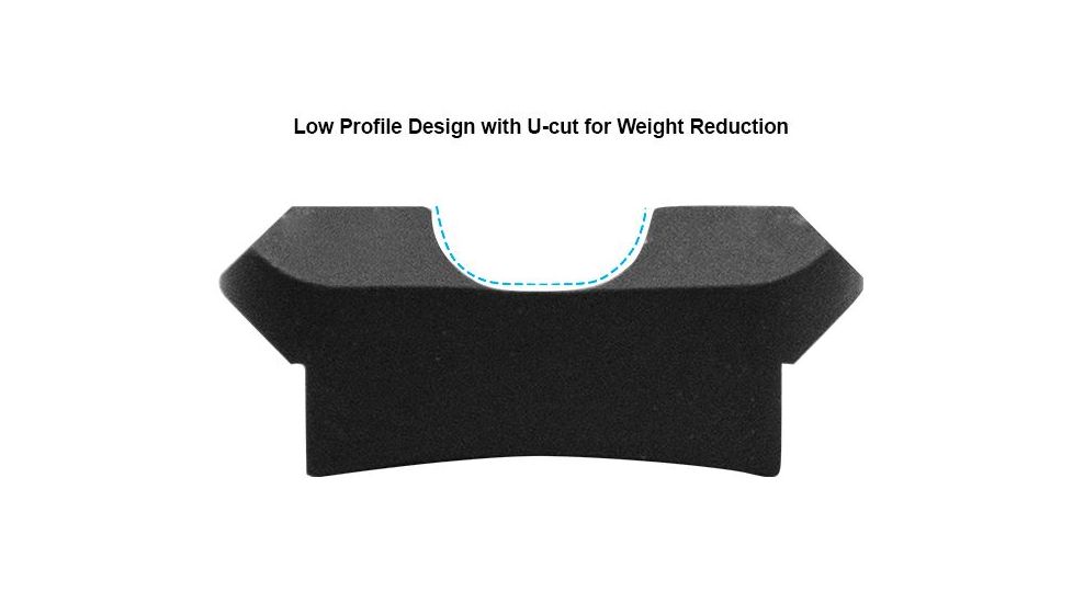 Leapers UTG PRO Ruger 10/22 Picatinny Rail Mount, Black, MTU030T22