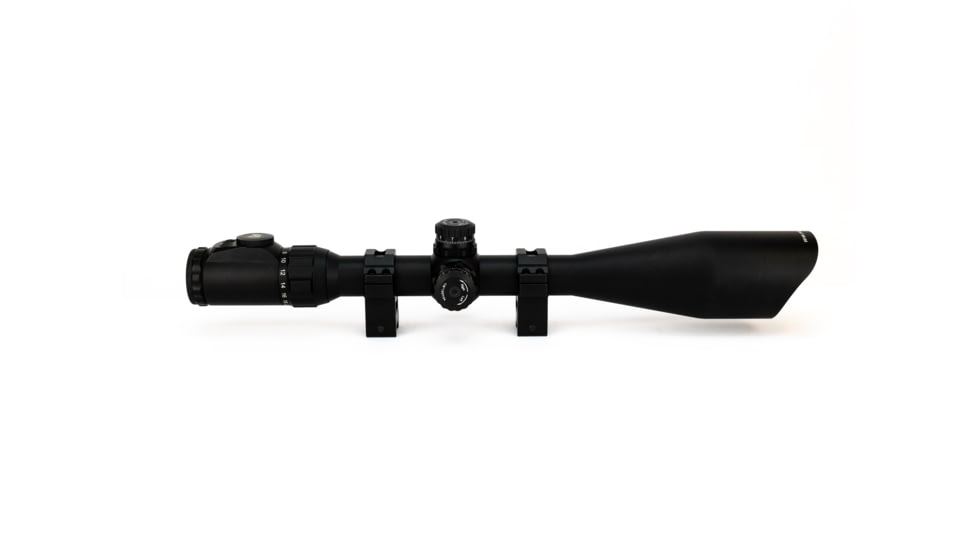 Leapers UTG Rifle Scope, 6-24x56mm, 30mm Tube, AO, 36-color Glass Mil-dot Reticle, Black, SCP3-UG6245AOIEW