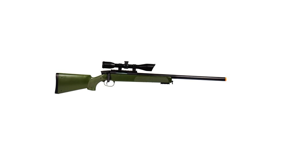 Leapers UTG Sport Gen 5 Airsoft Master Sniper Rifle, OD Green SOFT-M324SG-B