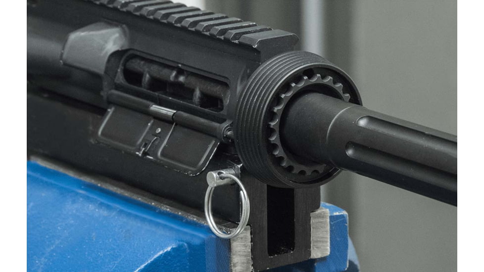 Leapers UTG Standard AR15 Steel Barrel Nut, Black, TL-ARBN01