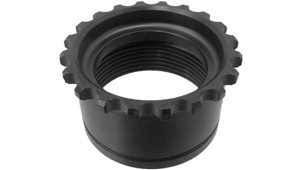 Leapers UTG Standard AR15 Steel Barrel Nut, Black, TL-ARBN01