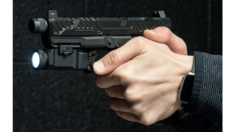 Leapers UTG Sub-Compact Pistol Light, 200 Lumen, Picatinny Mount, Black, LT-ELP120R