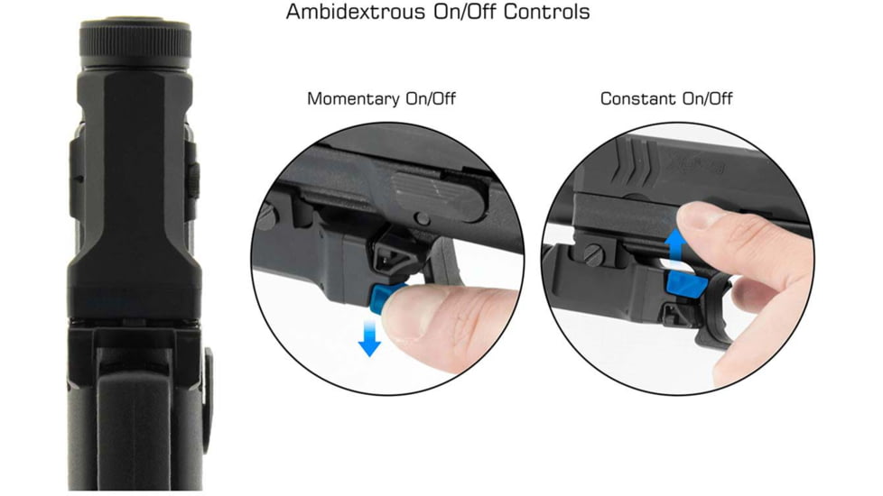 Leapers UTG Sub-Compact Pistol Light, 200 Lumen, Picatinny Mount, Black, LT-ELP120R