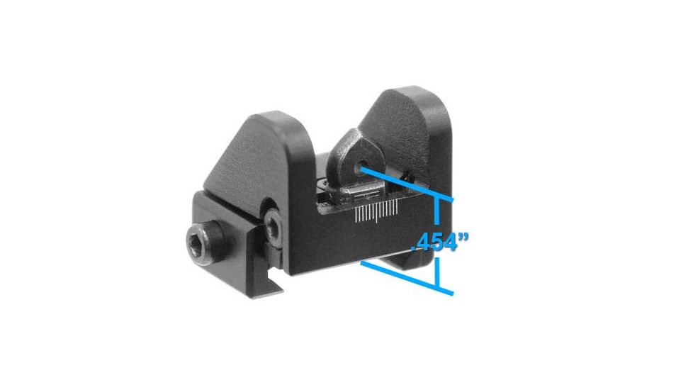 Leapers UTG Sub-Compact Rear Sight for Shotguns, .22 Rifles, _x000D_ MNT-910, EDEMO4