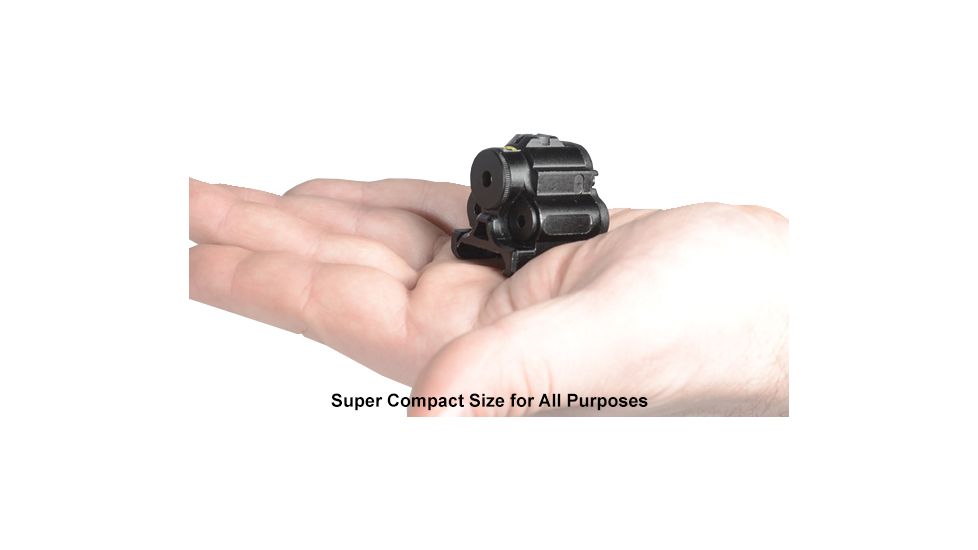 UTG Pro Sub-compact Red Laser, Solid/Strobe Mode, Integral Mount, Black, SCP-LS200