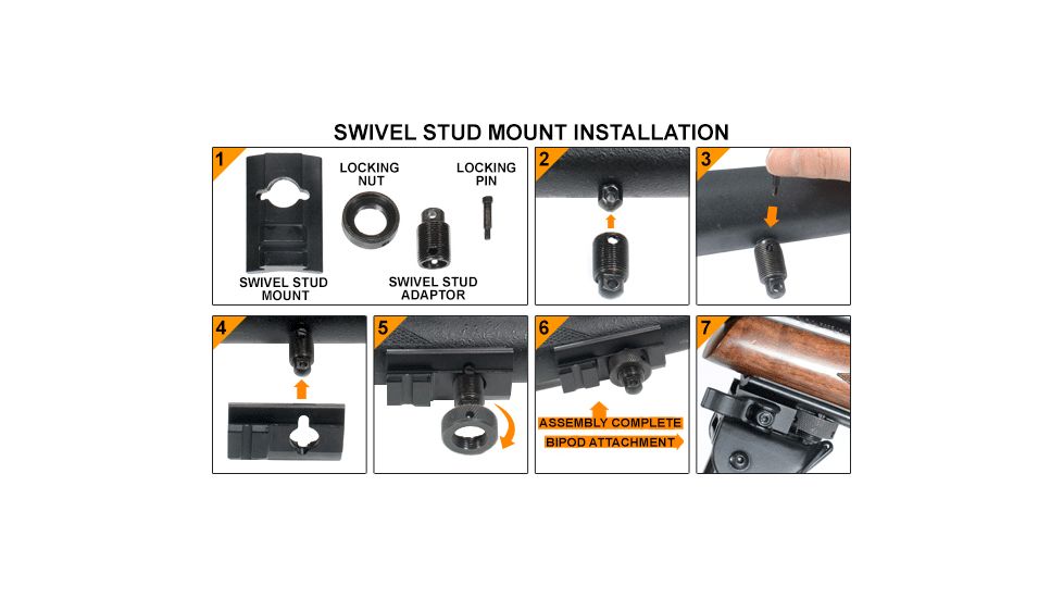 Leapers UTG Super Duty Tactical Op QD Bi-pod TL-BP78Q