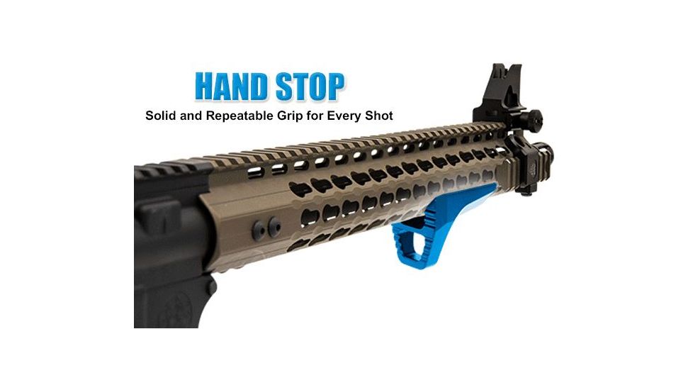 Leapers UTG Super Slim Keymod Hand Stop/Barricade Rest Kit, Black TL-HS02B