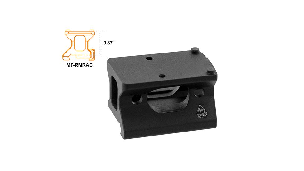 Leapers UTG Super Slim Picatinny RMR Mount 2 in 1 Combo, Black MT-RMRKIT