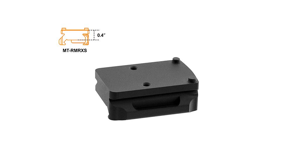 Leapers UTG Super Slim Picatinny RMR Mount 2 in 1 Combo, Black MT-RMRKIT