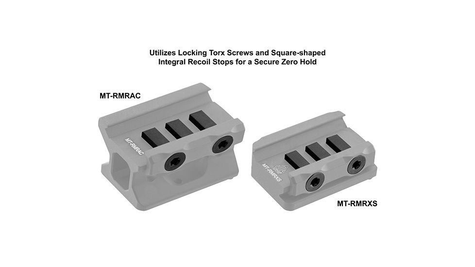 Leapers UTG Super Slim Picatinny RMR Mount 2 in 1 Combo, Black MT-RMRKIT