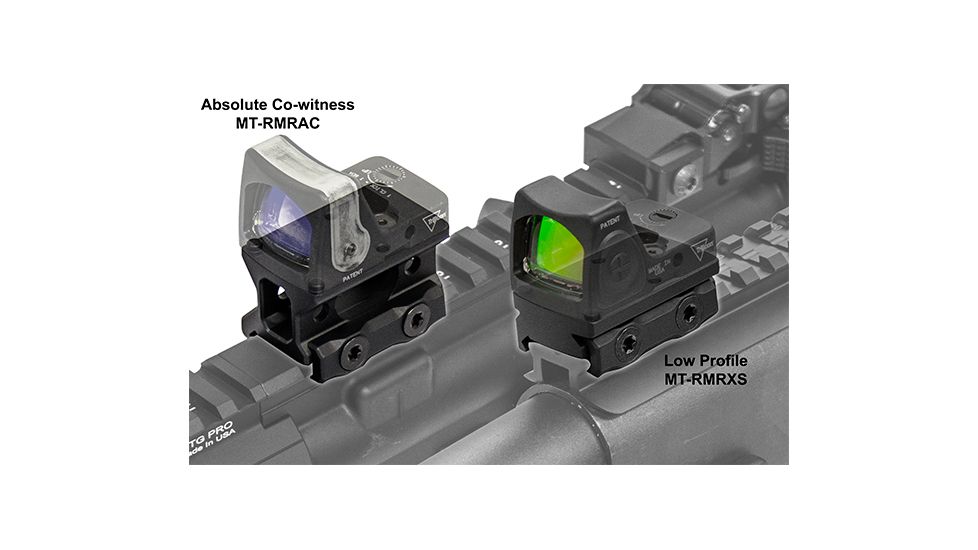 Leapers UTG Super Slim Picatinny RMR Mount 2 in 1 Combo, Black MT-RMRKIT