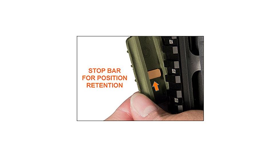 Leapers UTG Super Slim Rubber Rail Guard 12 Pack, 0.3oz/PC, OD Green RB-HP12G-B