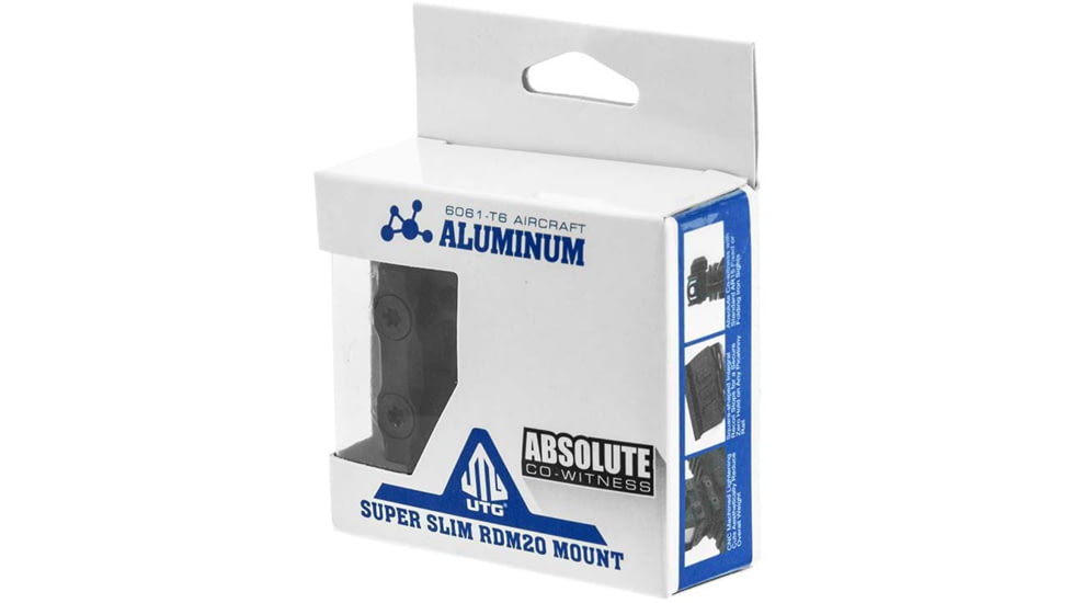 Leapers UTG Super Slim RDM20 Mount, Absolute Co-Witness, Black, RDM-20AC