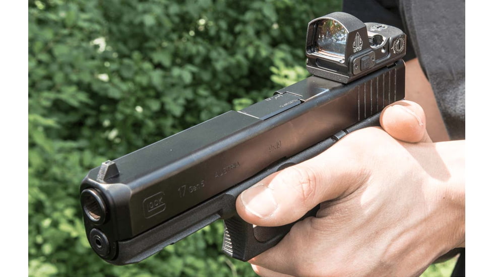 Leapers UTG Super Slim RDM20 Mount for Glock Rear Sight Dovetail, Black, RDM-20GL