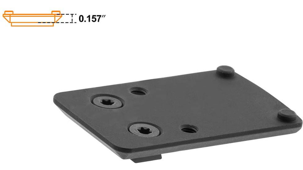 Leapers UTG Super Slim RMR Mount for Glock Rear Sight Dovetail, Black, MT-RMRGL