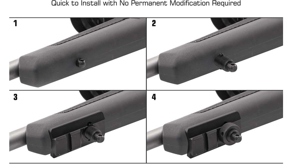 Leapers UTG Swivel Stud to Picatinny Adaptor Kit, Black, TL-BPAD1
