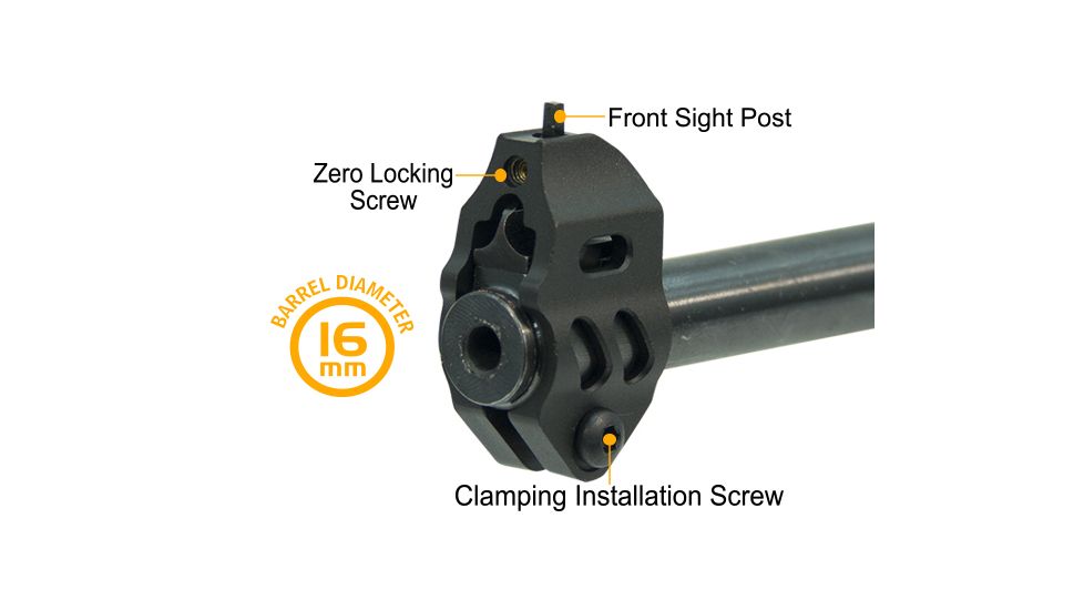 Leapers UTG Tactical Front Sight for Ruger 10/22, Mossberg 702 Rifle, MNT-716