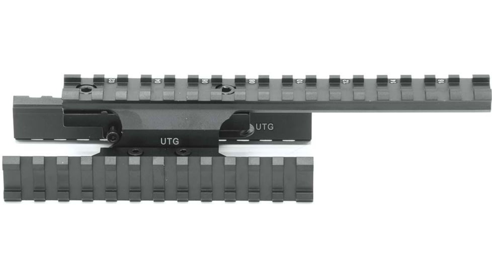 UTG Pro Tactical Mosin Nagant Tri-Rail Mount, Black, MNT-MNTR01