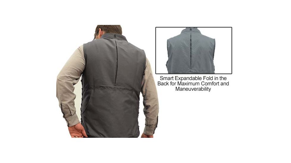 Leapers UTG True Hunter Mens Sporting Vest, Gray/Black PVC-VM36GB