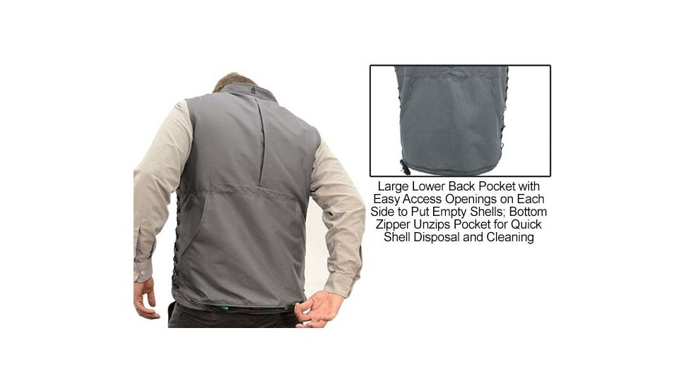 Leapers UTG True Hunter Mens Sporting Vest, Gray/Black PVC-VM36GB