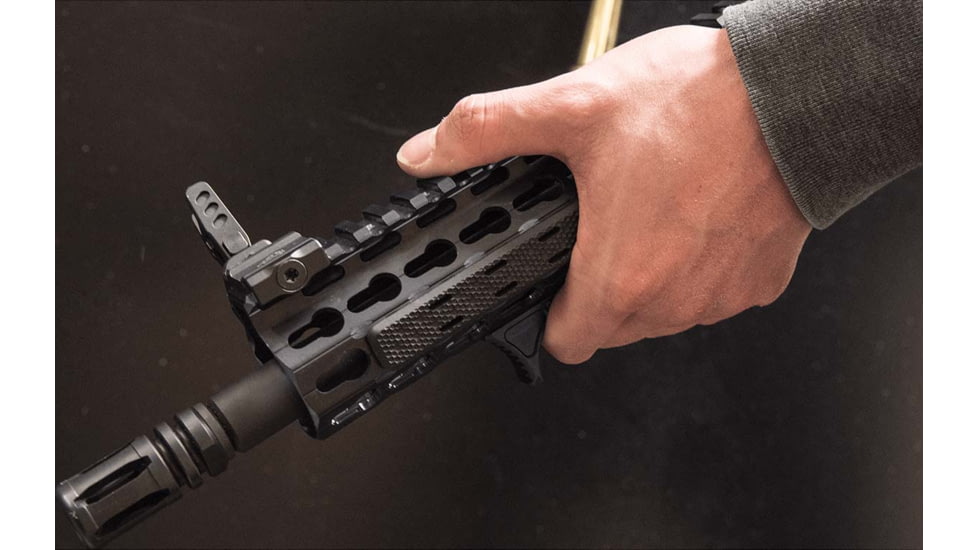 Leapers UTG Ultra Slim Angled Foregrip, Keymod, Matte Black, MT-AFGK01