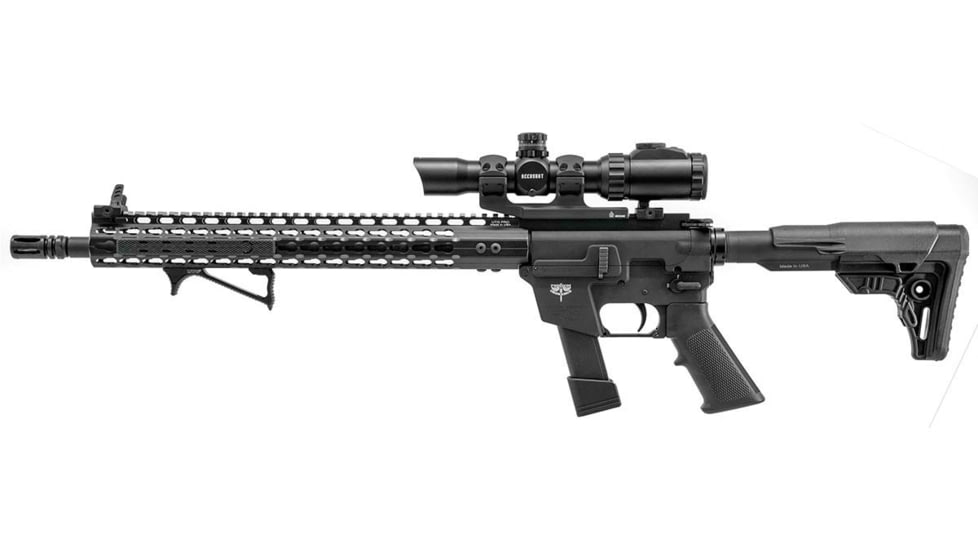 Leapers UTG Ultra Slim Angled Foregrip, Keymod, Matte Black, MT-AFGK01