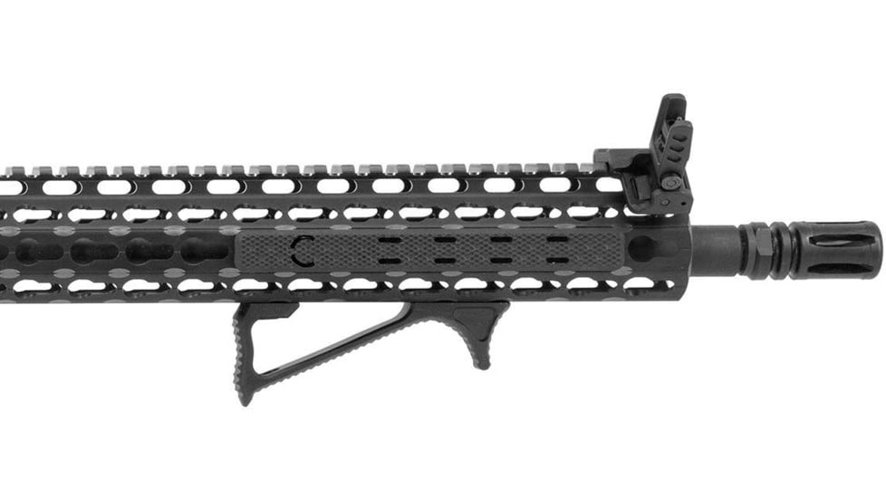 Leapers UTG Ultra Slim Angled Foregrip, Keymod, Matte Black, MT-AFGK01