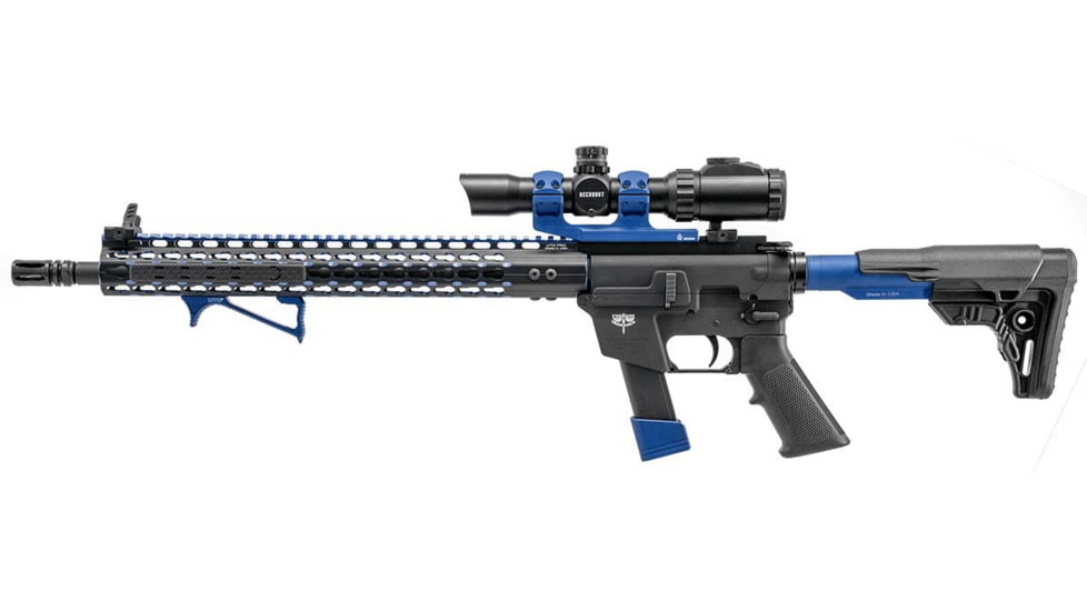 Leapers UTG Ultra Slim Angled Foregrip, Keymod, Matte Blue, MT-AFGK01B