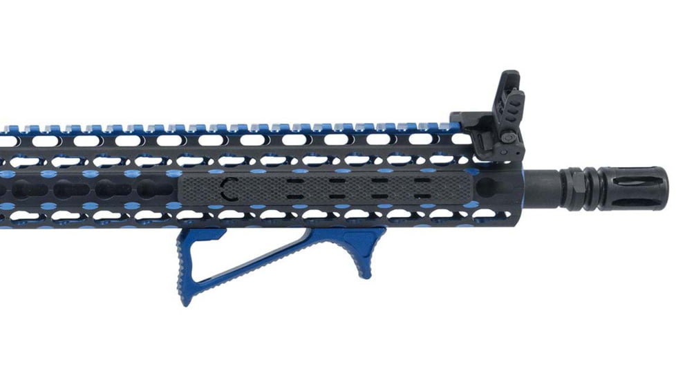 Leapers UTG Ultra Slim Angled Foregrip, Keymod, Matte Blue, MT-AFGK01B