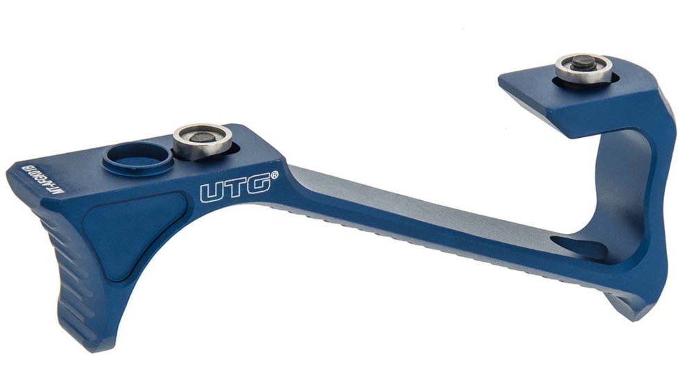 Leapers UTG Ultra Slim Angled Foregrip, Keymod, Matte Blue, MT-AFGK01B