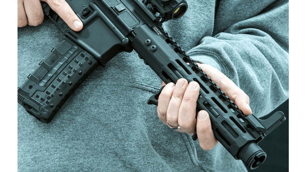 Leapers UTG Ultra Slim Angled Foregrip, M-LOK, Matte Black, MT-AFGM01