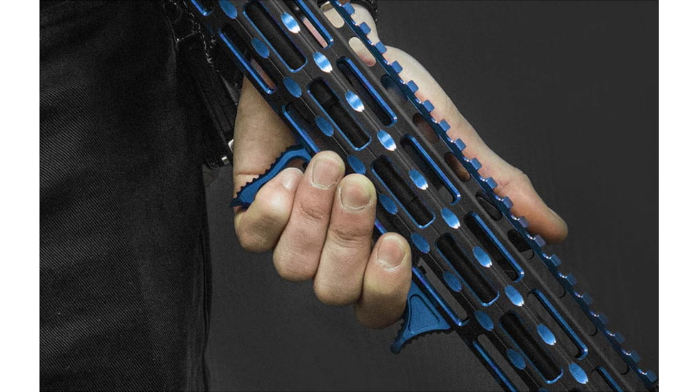 Leapers UTG Ultra Slim Angled Foregrip, M-LOK, Matte Blue, MT-AFGM01B