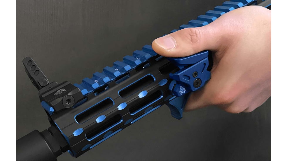 Leapers UTG Ultra Slim Angled Foregrip, M-LOK, Matte Blue, MT-AFGM01B