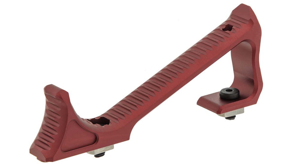 Leapers UTG Ultra Slim Angled Foregrip, M-LOK, Matte Red, MT-AFGM01R