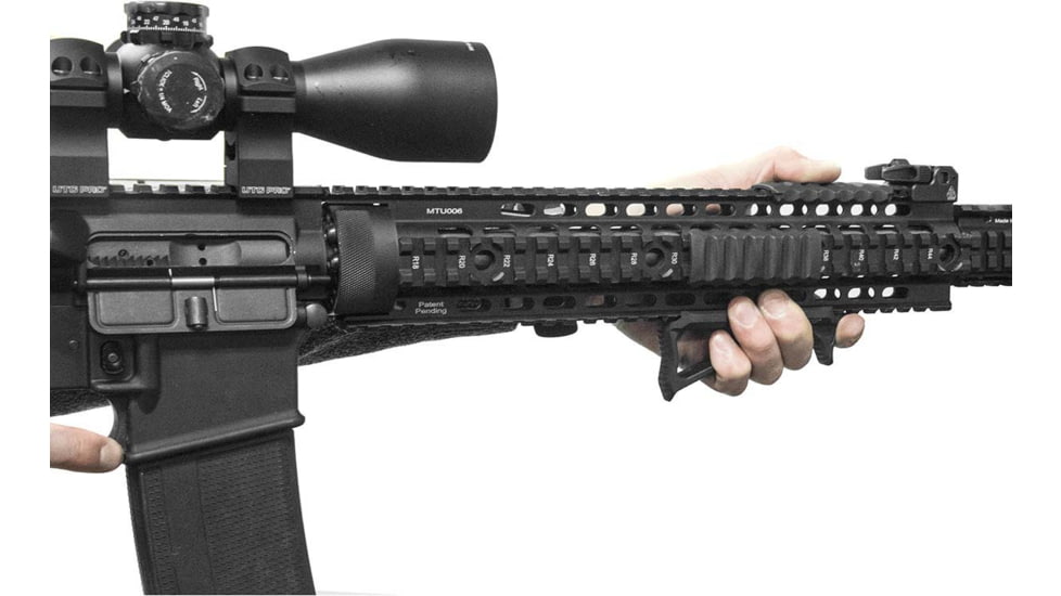 Leapers UTG Ultra Slim Angled Foregrip, Picatinny, Matte Black, MT-AFGP01