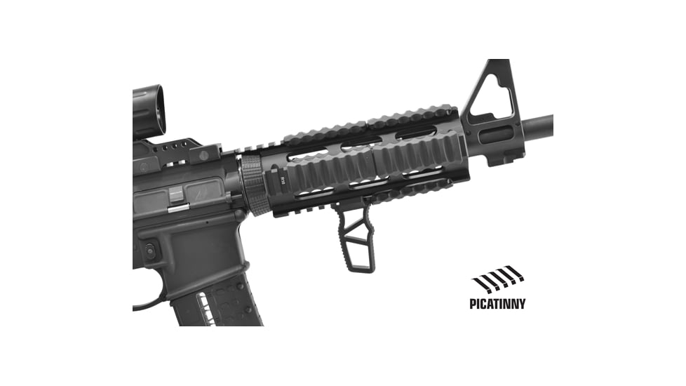Leapers UTG Ultra Slim Foregrip, Picatinny, Matte, Black, MT-FGP01X