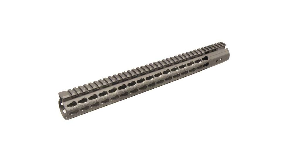 Leapers UTGPRO AR15 15in. Keymod FreeFloat Handguard-GunMetal Cerakote, Burnt Bronze MTU019SSKM